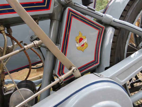 1915 Harley Davidson Model with Original 1915 Harley Davidson Sidecar