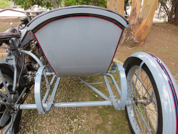 1915 Harley Davidson Model with Original 1915 Harley Davidson Sidecar