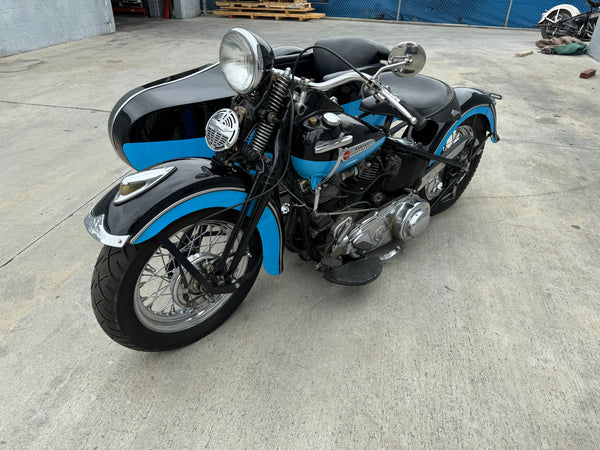 1949 Harley Davidson EL Panhead with Sidecar