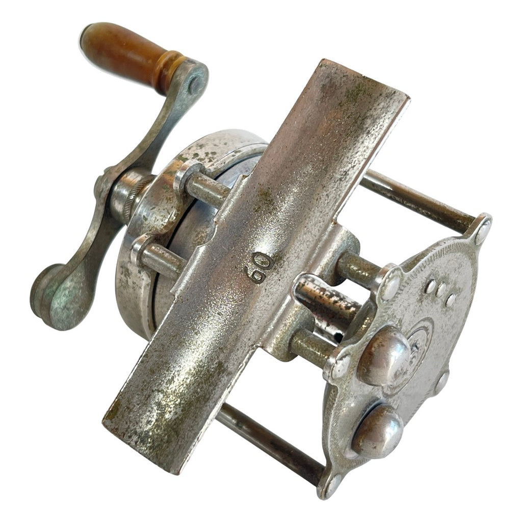 antique indian fishing reel Indian Motorcycle Vintage #60 Montague Raised Fishing Reel – The Vintage MotorCo